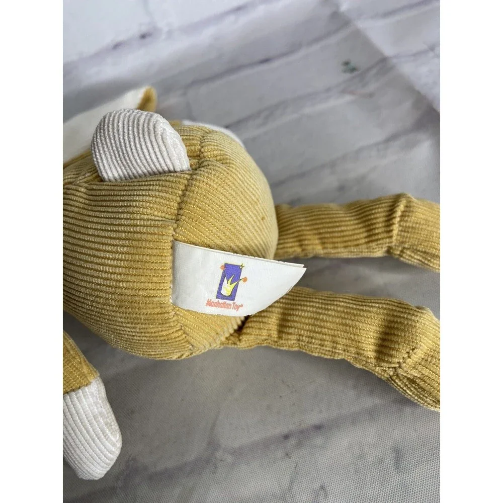 Manhattan Toy Folksy Foresters Bunny Rabbit Corduroy Plush Stuffed Animal 2012